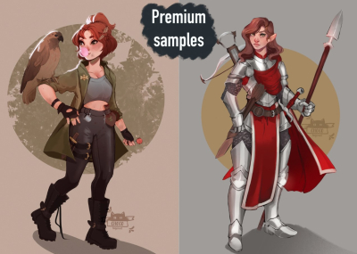 I will illustrate your oc or dnd character