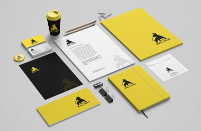 I will design trendy minimalist logo with business brand identity