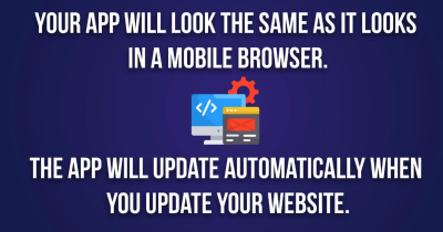 I will turn your website into an application