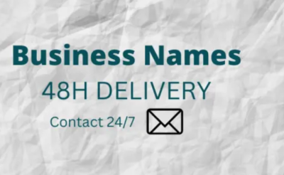 I can create names for your business, brand, company