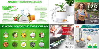 I will design Amazon product images for listings