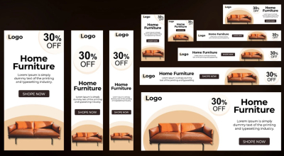 I will design google ads banners, website hero banners, web banner