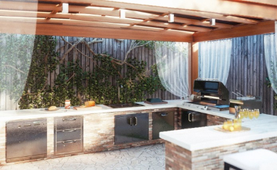 I will create your front yard, backyard, patio landscape design