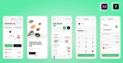 I will design mobile app UX UI