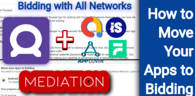 I place bets on facebook using admob, applovin max, ironsource