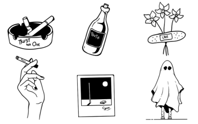 Create minimalist line art drawing and illustration
