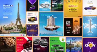 I will design social media posts, ads, stories for facebook and instagram