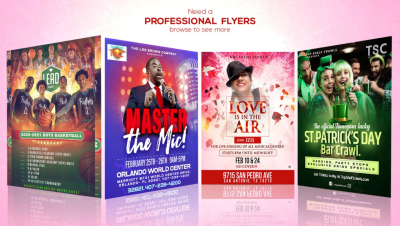 I will create a professional flyer