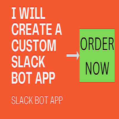 Create a custom slack app, bot for you
