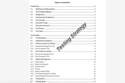 I can write a test plan for a web or mobile application