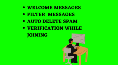 Setup bots for your telegram group to look professional