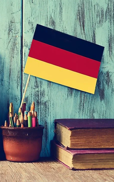 I can write content in German with the help of a native speaker