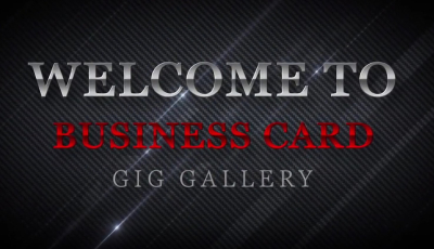 I will create a luxury professional business card with a qr code