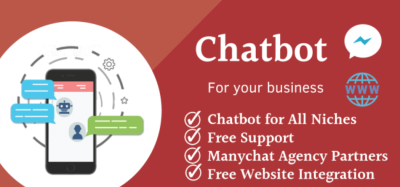 I can create a chatbot for facebook messenger using manychat, chatfuel
