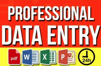 I will do accurate data entry, copy paste, web scrap, PDF to excel