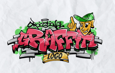 I can create a legible design of a cool graffiti-style logo