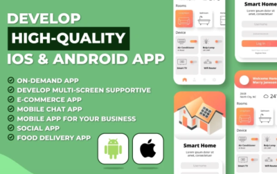 I am developing mobile apps for Android and ios app