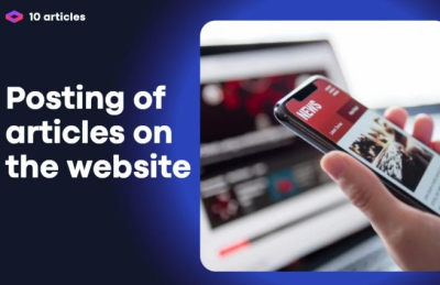 Posting of articles on the website