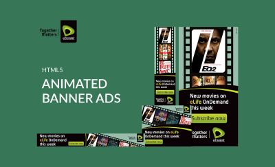 I will design attractive animated HTML5 banner ads