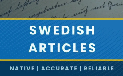 I can write a text in swedish