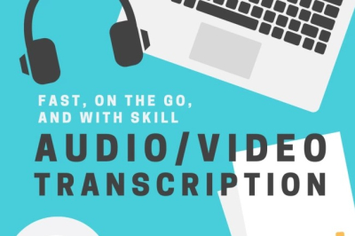I will make audio or video transcription