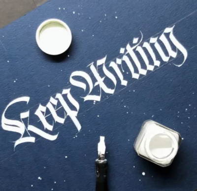 I will make graphic calligraphy