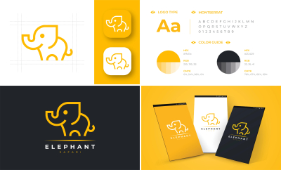 I can design flat minimal logo