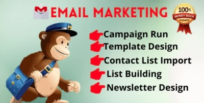 I will do MailChimp email marketing campaign to grow your business