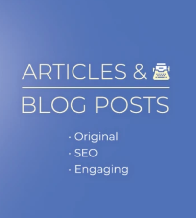 I can be the author of the content of your SEO blog