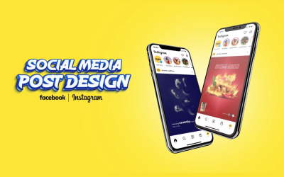 I will design social media posts, ads, stories for facebook and instagram