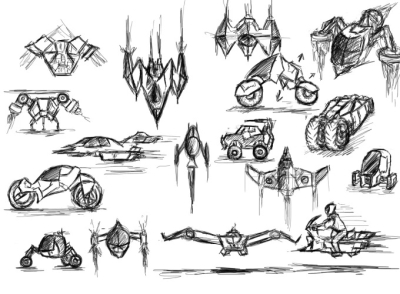 I can quick sketch a concept based art