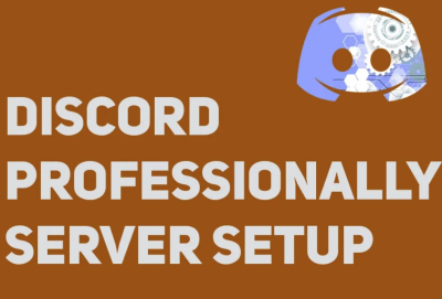 I will setup your discord server
