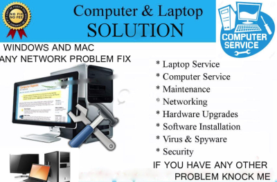 Help in repairing your computer and laptop