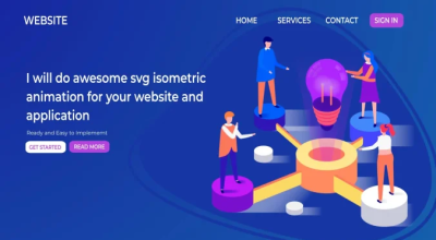Create interactive lottie and svg animation for your website
