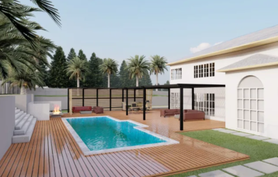 I can create a landscape design of your front and back yard