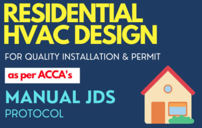 I will do hvac designs and calculations for residences