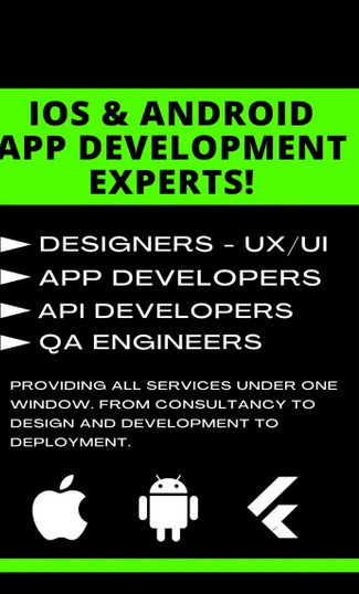 I will develop a mobile application for iOS and Android using flutter