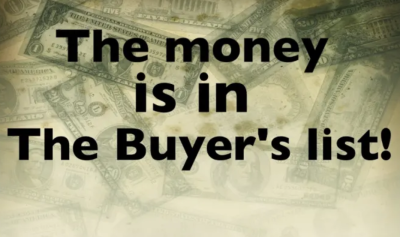 I will increase the sale of cash buyers and motivated sellers by tracking passes