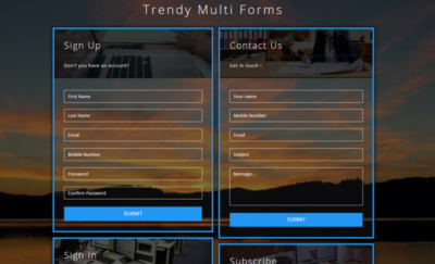 I will develop a php contact form, an html form, an email script