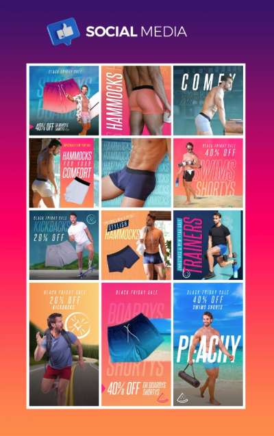 Social media post design