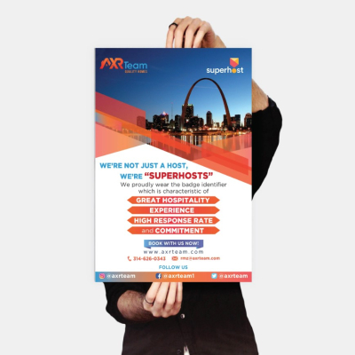 I will design professional business poster design