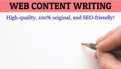 I will write SEO content for your website