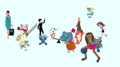 I can create animate character 2d 