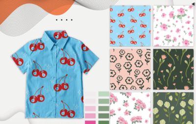 I can develop a seamless repetitive design pattern