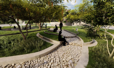 I can design your landscape or outdoor environment, 3d modeling