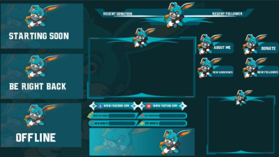 I can craft professional twitch logo