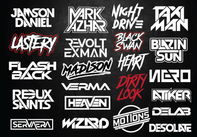 I will design dj, hip hop, music, band