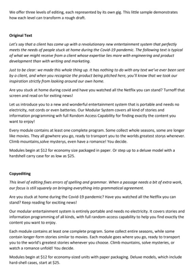 I will professionally rewrite your content