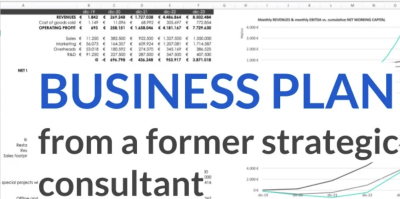 I will craft a business plan with marketing and financial model