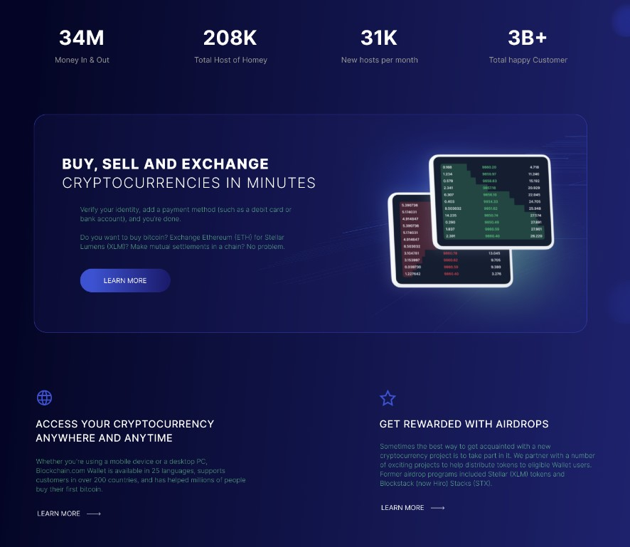 Creating a design for a blockchain wallet